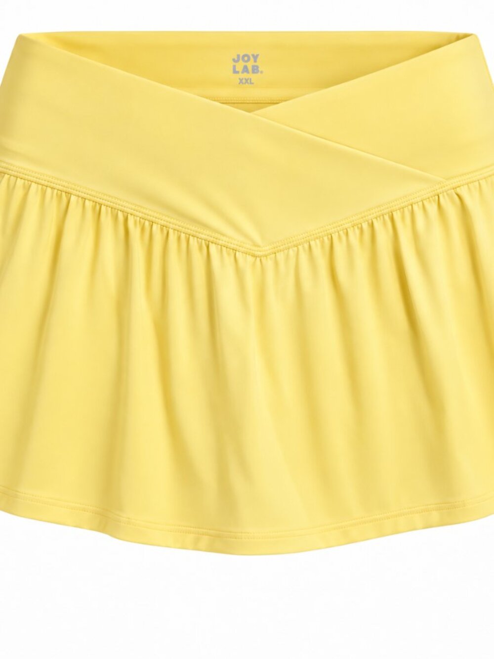 JoyLab Butter Yellow Athletic Skort Built-In Shorts Activewear XXL NWT